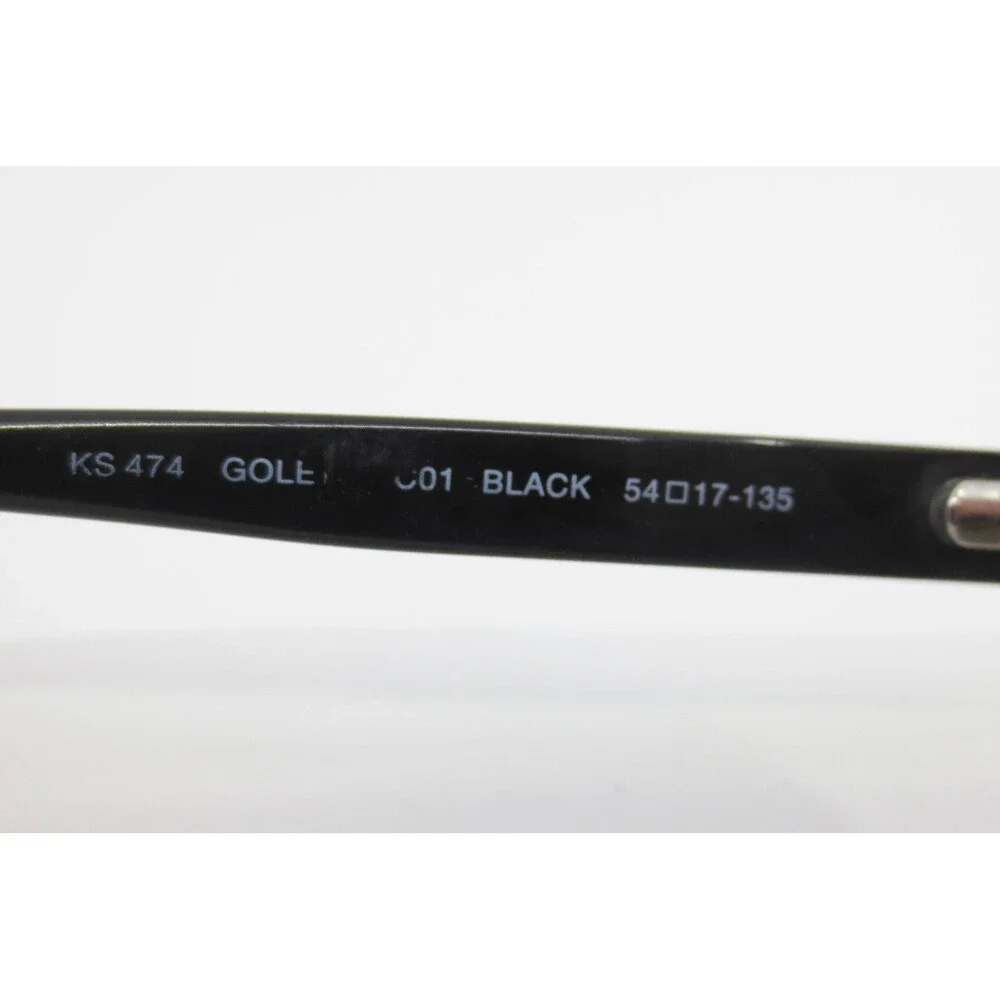 Kirkland Signature KS 474 Gole C01 Black Eyeglasses Frames 54-17-135 Gold Trim
